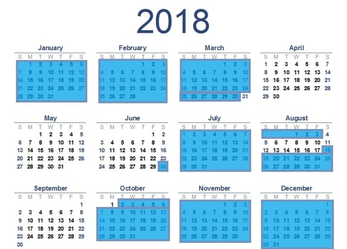 2018-calendar T2 092617